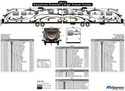 Keystone RV - Premier - 2013 Premier Lg TT-Travel Trailer