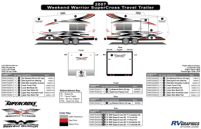 Weekend Warrior - SuperCross SX - 2007 SuperCross SX TT-Travel Trailer Toyhauler