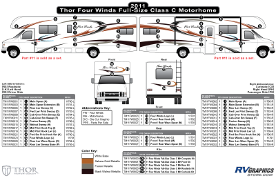 Thor Motorcoach - Four Winds - 2011 Four Winds MH-Class C Full Size