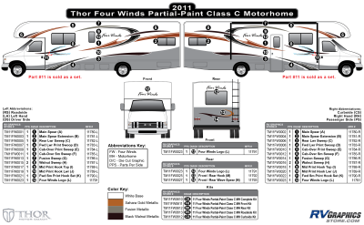 Thor Motorcoach - Four Winds - 2011 Four Winds MH-Class C Partial Paint