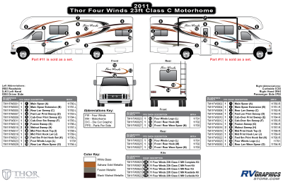 Thor Motorcoach - Four Winds - 2011 Four Winds MH-Class C 23 ft