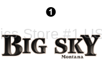 Front Big Sky Montana Logo