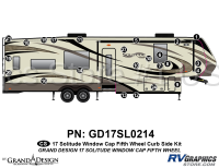 Solitude - 2017 Solitude FW-Fifth Wheel with Front Window - 24 Piece 2017 Solitude Fifth Wheel Front Window Cubside Graphics Kit