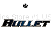 Bullet - 2016-2017 Bullet UltraLite Sm TT-Travel Trailer - Rear Bullet Logo