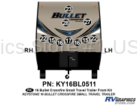 10 Piece 2016 Bullet Crossfire Sm TT Front Graphics Kit