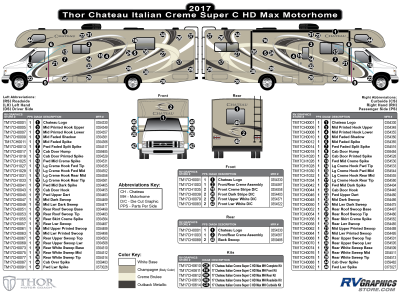 Thor Motorcoach - Chateau - 2017-2018 Chateau MH-Motorhome HD Max Cream &Gray Version