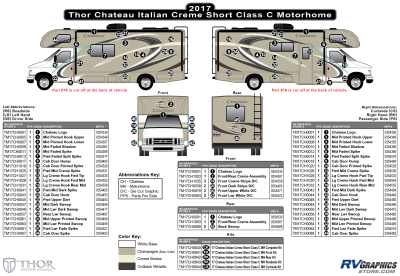 Thor Motorcoach - Chateau - 2017-2018 Chateau MH-Motorhome HD Max Cream &Gray Version-Short Model 22'-26'