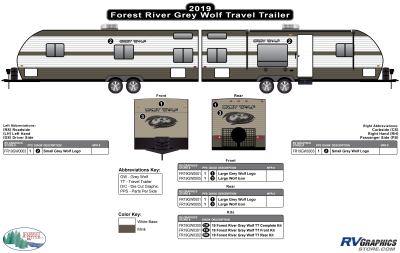 Forest River - Grey Wolf - 2019 Grey Wolf TT-Travel Trailer