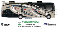 37 Piece 2016 Miramar Tailwind HD Max Curbside Graphics Kit