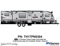26 Piece 2017 Pioneer Travel TrailerCurbside Graphics Kit