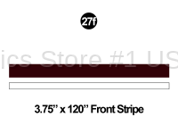Front 3.75" Stripe x 10'