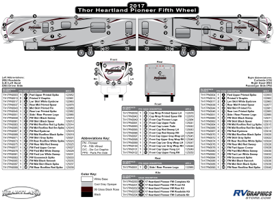 Heartland - Pioneer - 2017 Pioneer FW-Fifth Wheel