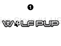 Front Wolf Pup Logo