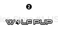 Small Wolf Pup Logo
