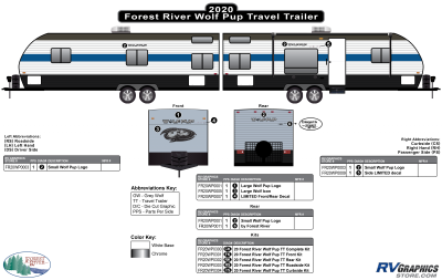 Forest River - Wolf Pup - 2020 Wolf Pup TT-Travel Trailer