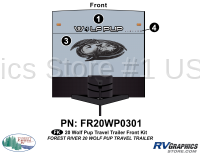 3 Piece 2020 Wolf Pup Front Graphics Kit