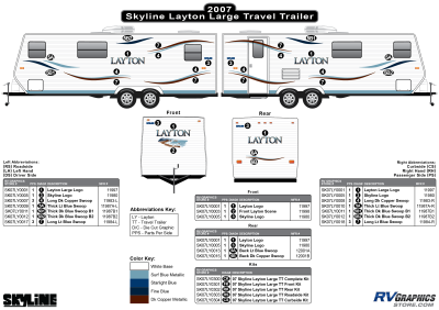 Skyline RV - Layton - 2007 Layton Large Travel Trailer