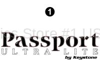 Passport - 2014 Passport  UltraLite Sm Travel Trailer - Lg Passport UltraLite Logo