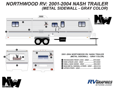 Northwood - Nash - 2001 Nash Travel Trailer-Metal Walls Gray Version