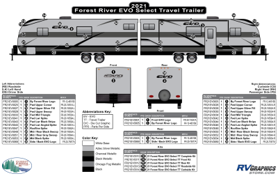 Forest River - EVO - 2021 EVO Select TT-Travel Trailer