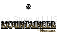 Mountaineer - 2013 Mountaineer FW-Fifth Wheel - Side Mountaineer Logo
