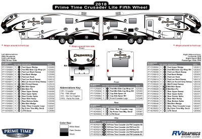 Prime Time - Crusader - 2018 Crusader Lite FW-Fifth Wheel