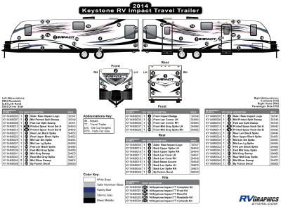 Keystone RV - Impact - 2014 Impact TT-Travel Trailer