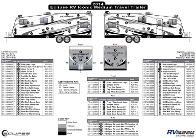 Eclipse - Iconic - 2014 Iconic Medium Travel Trailer