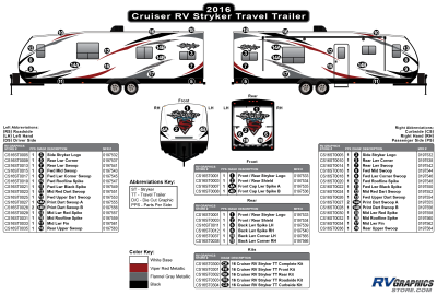 Cruiser RV - Stryker - 2015-2016 Stryker TT-Travel Trailer