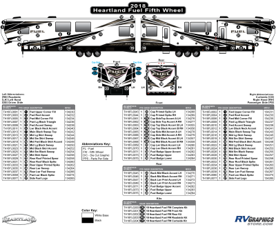 Heartland - Fuel - 2018 Fuel FW-Fifth Wheel Brown Version