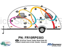 16 Piece 2010 RPOD Travel Trailer Roadside Graphics Kit