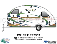 18 Piece 2011 RPOD Travel Trailer Roadside Graphics Kit