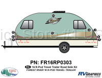 9 Piece 2015 RPOD Travel Trailer Roadside Graphics Kit