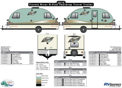 Forest River - R-POD - 2015-2016 R-POD Classic Travel Trailer