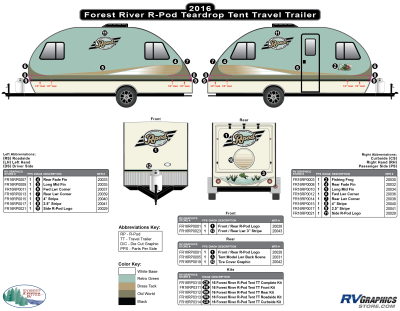 Forest River - R-POD - 2015-2016 R-POD Classic Tent Trailer