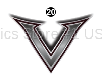Lg "V" Emblem