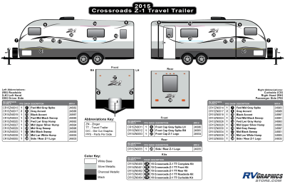Crossroads RV - Z-1 - 2015 Z-1 Small Travel Trailer