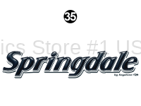 Springdale - 2013 Springdale Lg TT-Travel Trailer - Side/Rear Springdale Logo