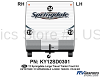3 Piece 2012 Springdale Lg TT Front Graphics Kit