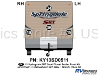 4 Piece 2013 Springdale SRT Small TT Front Graphics Kit