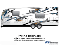 2010 Keystone Raptor  TT-Travel Trailer Roadside Graphics Kit