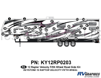 37 Piece 2012 Raptor Velocity FW Roadside Graphics Kit