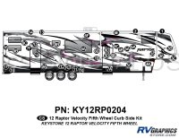 37 Piece 2012 Raptor Velocity FW Curbside Graphics Kit