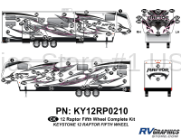 77 Piece 2012 Raptor FW Complete Graphics Kit