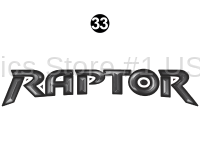Front/Rear Raptor Logo