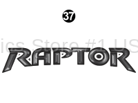 Raptor - 2013 Raptor TT-Travel Trailer - Side VELOCITY Logo