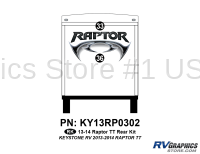 2 Piece 2013 Raptor TT Rear Graphics Kit