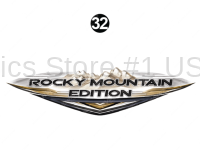 Front Rocky Mountain Decal