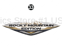 Side Rocky Mountain Decal