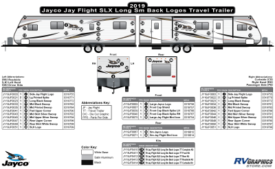 Jayco - Jay Flight - 2019 Jay Flight Long Travel Trailer Rear Window
